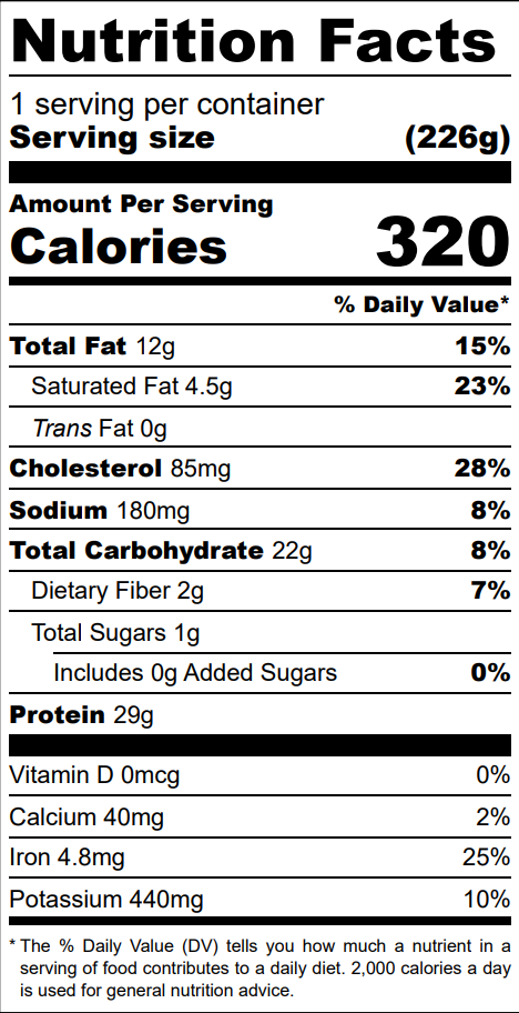 BBQ Lean groundBEEF - PERFORMANCE